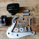 This is all the parts for one side; the other side is the same but the bellcrank is mirrored.